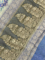 Pure Khaddi Chiffon Silk Saree