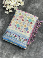 Pure Khaddi Chiffon Silk Saree