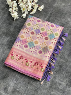 Pure Khaddi Chiffon Silk Saree